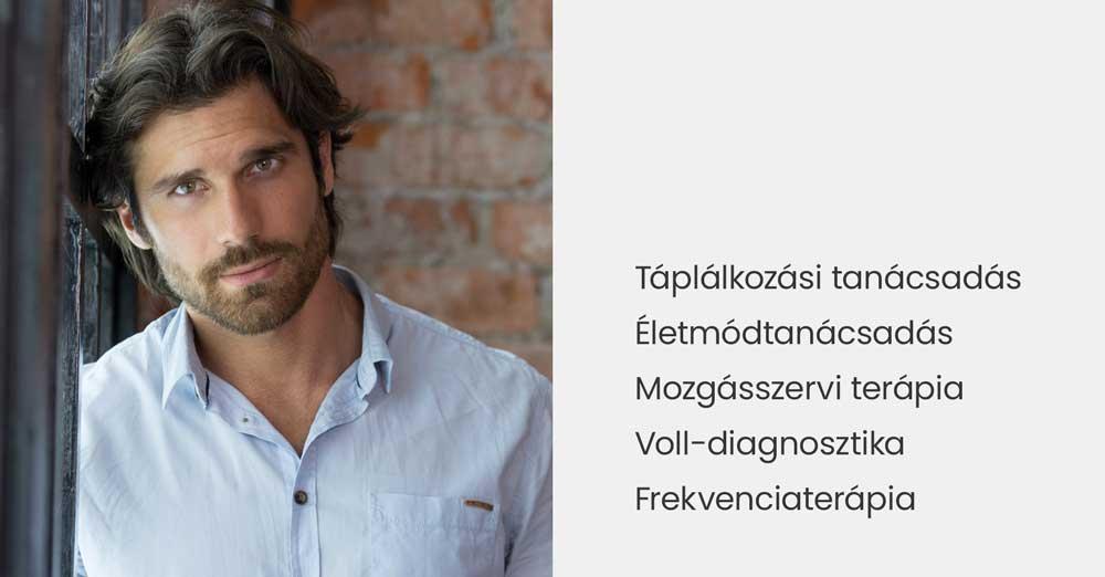 Lakosi András –  Táplálkozási tanácsadó, Voll-diagnoszta, frekvenciaterapeuta