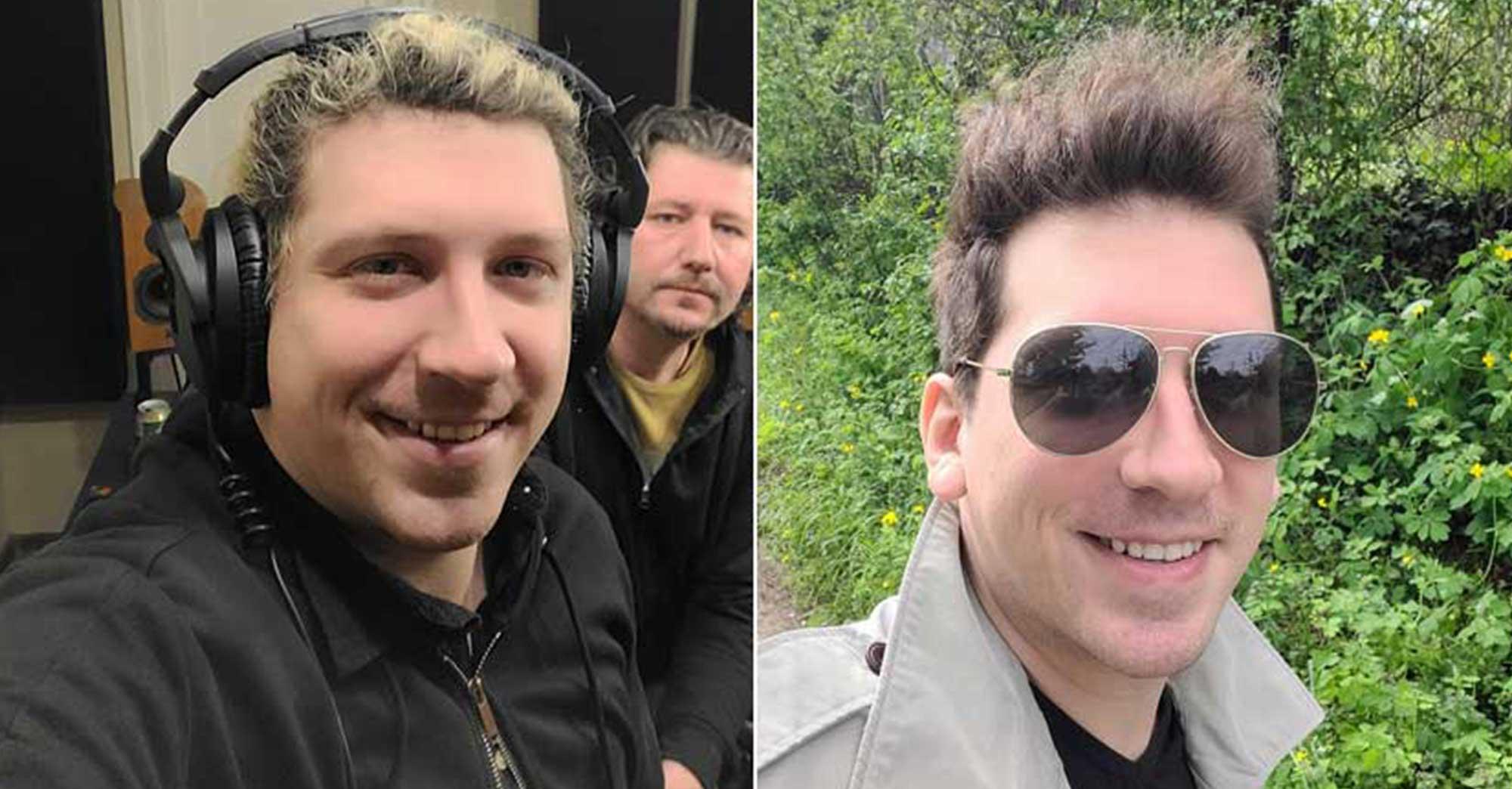 Vastag Tamás 2021 februárjában és május elején. Az arcán is látszik, milyen sokat fogyott. Fotó: Facebook/Vastag Tamás hivatalos oldala