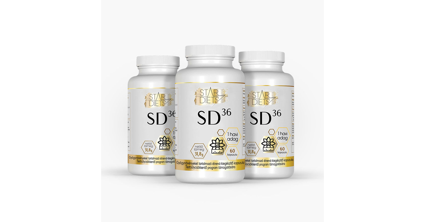 StarDiets SD36 étrend-kiegészítő (60 kapszula) - Fogyókúra, diéta