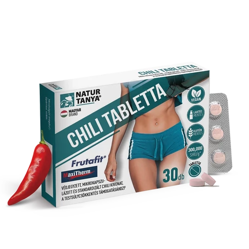 Natur Tanya® Chili tabletta a testsúlycsökkentés támogatásáért. – Diéta Pláza