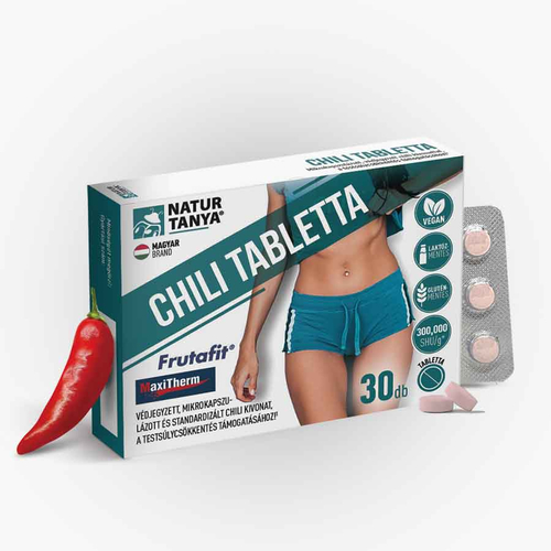 Natur Tanya® Chili tabletta a testsúlycsökkentés támogatásáért. – Diéta Pláza