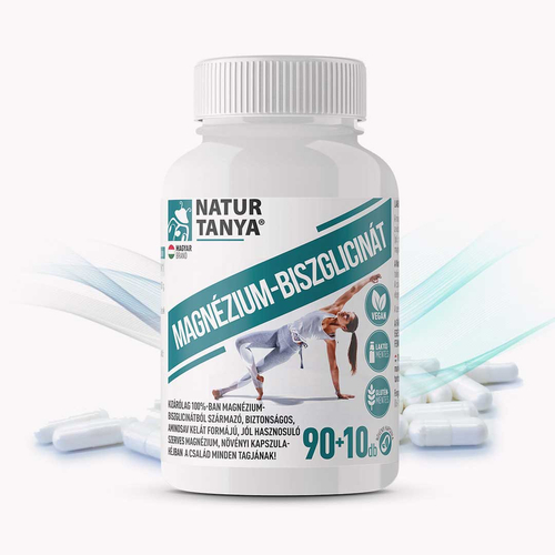 Natur Tanya® – 100% Magnézium-biszglicinát kapszula (100db)